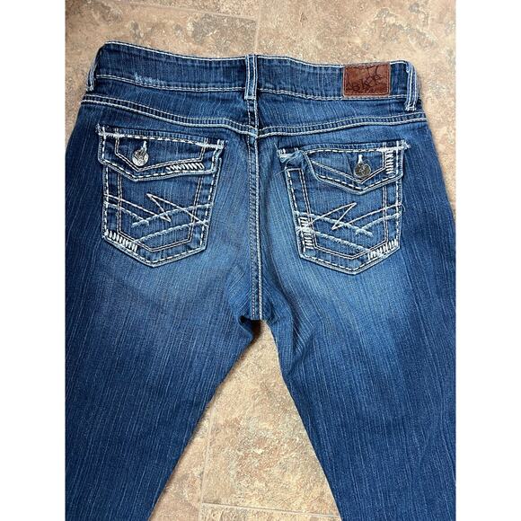 BKE Culture Stretch denim jeans, Bootcut, Women's size 31 - Picture 6 of 10